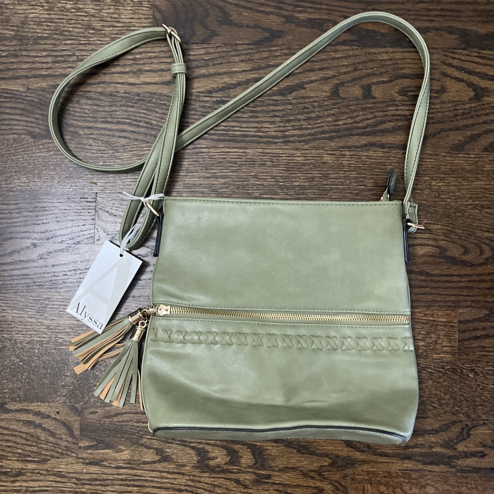 Alyssa Crossbody Bag Green Nwt